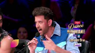 Dance Deewane  Hrithik Special SatSun at 9 PM [upl. by Goddord]