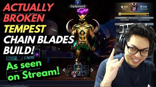 ACTUALLY BROKEN  Dauntless Tempest Chain Blade Build for End Game  Patch 1103 [upl. by Ayad869]