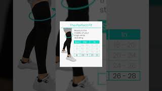 How to measure for leg compression sleeves 📏 sizing [upl. by Enorej84]