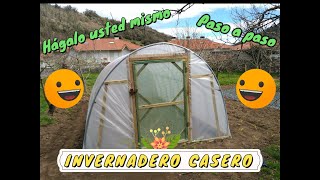 Cómo hacer un INVERNADERO CASERO con tubos de PVC Paso a paso Hágalo usted mismo Muy económico [upl. by Lashondra751]