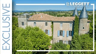 Magnificent classic chateau in a peaceful Provencal setting near Uzes Gard  Ref A13815 [upl. by Schwartz]