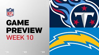 Tennessee Titans vs Los Angeles Chargers  2024 Week 10 Game Preview [upl. by Aidil]