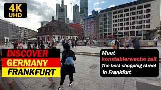 Discover Germany  Frankfurt Offenbach and konstablerwache zeil [upl. by Clymer154]