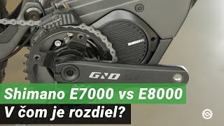 Motory Shimano E7000 vs E8000 V čom je rozdiel [upl. by Emanuel257]