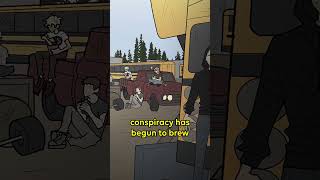 SCHOOL BUS GRAVEYARD EXPLAINED IN 20 SECONDS  WEBTOON [upl. by Alleris]