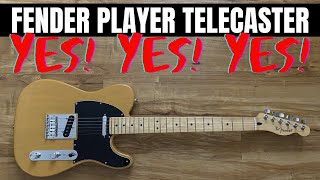 Fender Player Telecaster Review  A Purists Guitar with That Classic Tele Tone [upl. by Nottage]