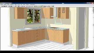 Comment dessiner une cuisine en 3D avec KitchenDRAW [upl. by Sulienroc938]