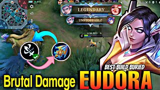 Eudora Build 2024 Roam Carry Brutal Damage  Best Build Buried S31  Mobile Legends [upl. by Elleneg163]