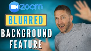 How to Use NEW Blur Background in Zoom Feb 2021 FEATURE UPDATE [upl. by Limhaj]