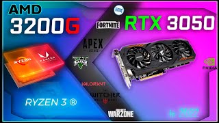 RTX 3050 on Ryzen 3 3200G in 20 Games  20222024 [upl. by Attalie]