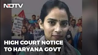 For Activist Nodeep Kaurs quotIllegal Confinementquot High Court Notice To Haryana [upl. by Ube]