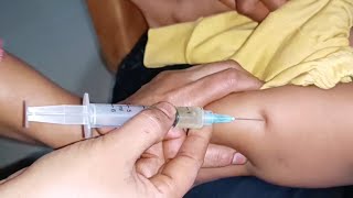 Ceftriaxone 500mg Ceftrone  amp Dexamethasone intramuscular injection Video 24 Ep 94 Injection Tips [upl. by Ylrebmik]