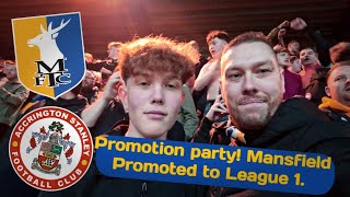 Mansfield Promoted to League 1 Match day vlog [upl. by Ammann]