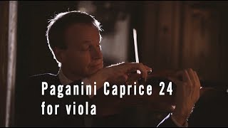 Paganini Caprice 24 for viola [upl. by Yelsiap745]