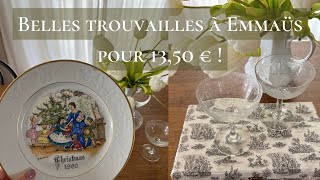 Belles trouvailles à Emmaüs pour 1350 €HAUL Emmaüsun tour à Emmaüs France [upl. by Hamel821]