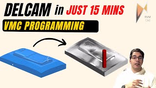 Complete CNC Milling Programming CODE done in 15 Mins DELCAM POWERMILL  VMC Programming Tutorial 💯 [upl. by Aslam]