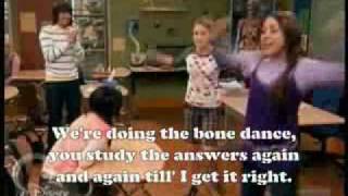 Bone dance  With LYRICS  HANNAH MONTANA [upl. by Atte]