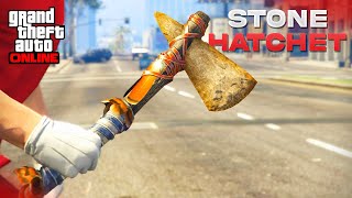 How To Unlock The STONE HATCHET In GTA 5 Online Stone Hatchet Locations Guide [upl. by Treva]