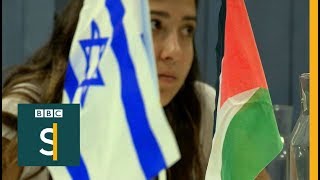 Ordinary Palestinians amp Israelis talk peace  BBC Stories [upl. by Guzel]