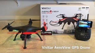 Vivitar AeroView GPS Drone Review [upl. by Daub]