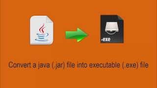 Convert jar to exe file [upl. by Eelyme]