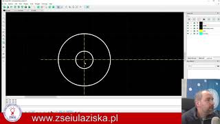 LibreCad  wprowadzenie i pierwszy rysunek [upl. by Meehar]