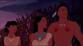 Pocahontas 1995  Kocoum Attacks John Smith UHD [upl. by Dorkas]