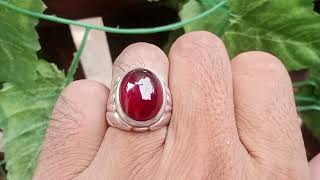 RED GARNET RING PERAK [upl. by Eeresed814]