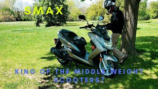 Yamaha SMAX The best middleweight scooter [upl. by Ranip]