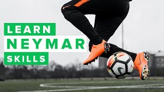 TOP 5 Neymar football skills pt 2  Learn to dribble like Neymar [upl. by Nilyaj]