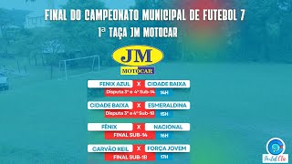 FINAL DO CAMPEONATO MUNICIPAL DE FUTEBOL 7 DE PAVERAMA  1ª TAÇA JM MOTOCAR [upl. by Yliak534]