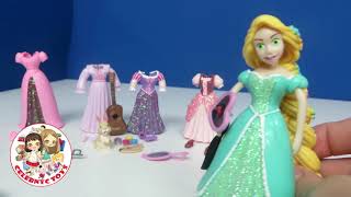 Disney Princess Rapunzel Fashion Doll with Tangled Clothes amp Accessories [upl. by Enneirda700]