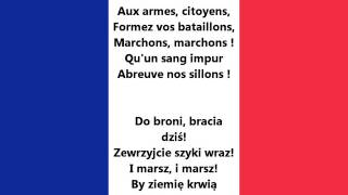 National anthem of France  Hymn Francji  La Marseillaise [upl. by Imalda]