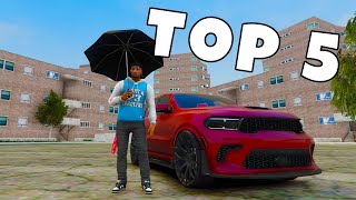 TOP 5 BEST FREE Fivem GTA 5 Roleplay Servers in 2023 [upl. by Odlaw487]