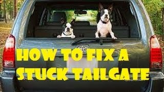 TOYOTA 4Runner HATCH TAILGATE LATCH REPAIR  wont open [upl. by Ilajna674]