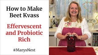 How to Make Beet Kvass  A Probiotic Rich Fermented Drink for Good Gut Health [upl. by Anauq]