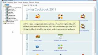 How to use Living Cookbook Recipe Software as an electronic cookbook [upl. by Eiramanad]