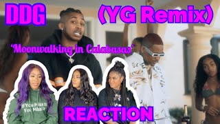 DDG  Moonwalking in Calabasas Remix ft YG  UK REACTION 🇬🇧 [upl. by Eelra]