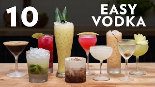 10 Best Vodka Cocktails Quick  Easy and Tasty [upl. by Farrah885]