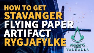 Stavanger Artifact Assassins Creed Valhalla Rygjafylke Flying Paper [upl. by Yarehs]