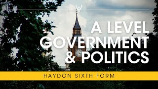 Haydon School  Government amp Politics KS5 Overview [upl. by Faunia732]