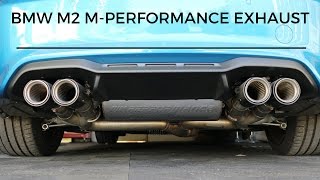 BMW M2 MPerformance Exhaust Detail Review  Is it worth the money [upl. by Enowtna]