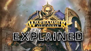 Age Of Sigmar EXPLAINED by an Australian  Entire Plot and Lore [upl. by Aihcila]