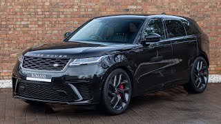 2019 Range Rover Velar SVAutobiography Dynamic  Santorini Black  Walkaround amp Interior 4K [upl. by Fu90]