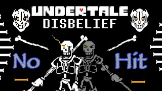 No Hit Disbelief Papyrus phase 12 OFFICIAL DEMO Undertale FanGame [upl. by Digirb108]