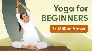 Yoga for Complete Beginners  30minute yoga class  योग आसन यहाँ से शुरू करे satvicyoga [upl. by Encratis]