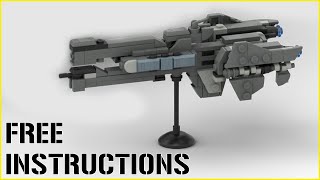 LEGO TUTORIAL  HALO  Paris Class Frigate  13500 [upl. by Aiuqenehs]