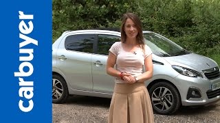 Peugeot 108 hatchback 2014 review  Carbuyer [upl. by Nnylyam]