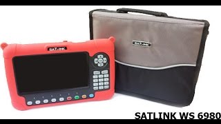 Satlink WS6980 DigitalSatellite Finder  UNBOXING [upl. by Dyob]