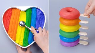 🌈 Satisfying Rainbow Cake Decorating For Holiday  Yummy Colorful Cake and Dessert Recipe [upl. by Brittni660]